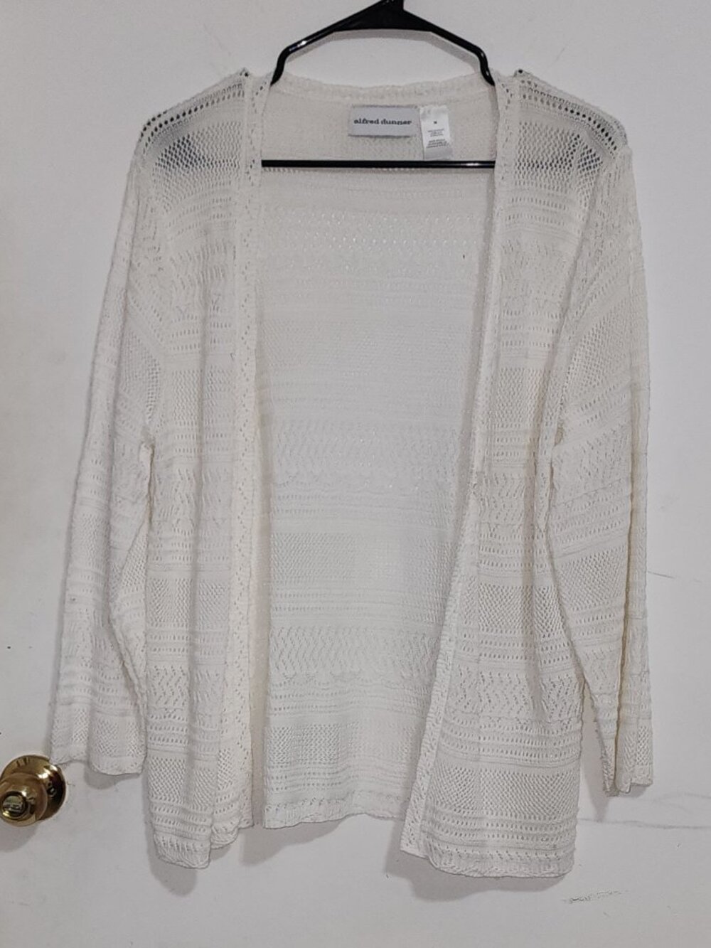 Alfred Dunner Ladies Long Sleeve Cardigan, Size M